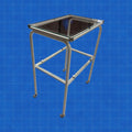 Mesa auxiliar antigua de hospital | Metal y cristal - Cositas Antiguas – La Guadaña, Anticuarios Online en Jerez , vender antigüedades, muebles antiguos