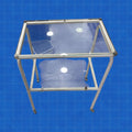 Mesa auxiliar antigua de hospital | Metal y cristal - Cositas Antiguas – La Guadaña, Anticuarios Online en Jerez , vender antigüedades, muebles antiguos