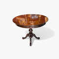Mesa redonda de caoba clásica | Elegancia y calidad únicas - Cositas Antiguas – La Guadaña, Anticuarios Online en Jerez , vender antigüedades, muebles antiguos