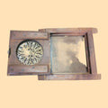 Mirilla antigua de madera y metal dorado original - Cositas Antiguas – La Guadaña, Anticuarios Online en Jerez , vender antigüedades, muebles antiguos