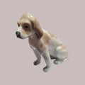 Perro de porcelana Lladró sentado en acabado brillante - Cositas Antiguas – La Guadaña, Anticuarios Online en Jerez , vender antigüedades, muebles antiguos