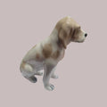Perro de porcelana Lladró sentado en acabado brillante - Cositas Antiguas – La Guadaña, Anticuarios Online en Jerez , vender antigüedades, muebles antiguos