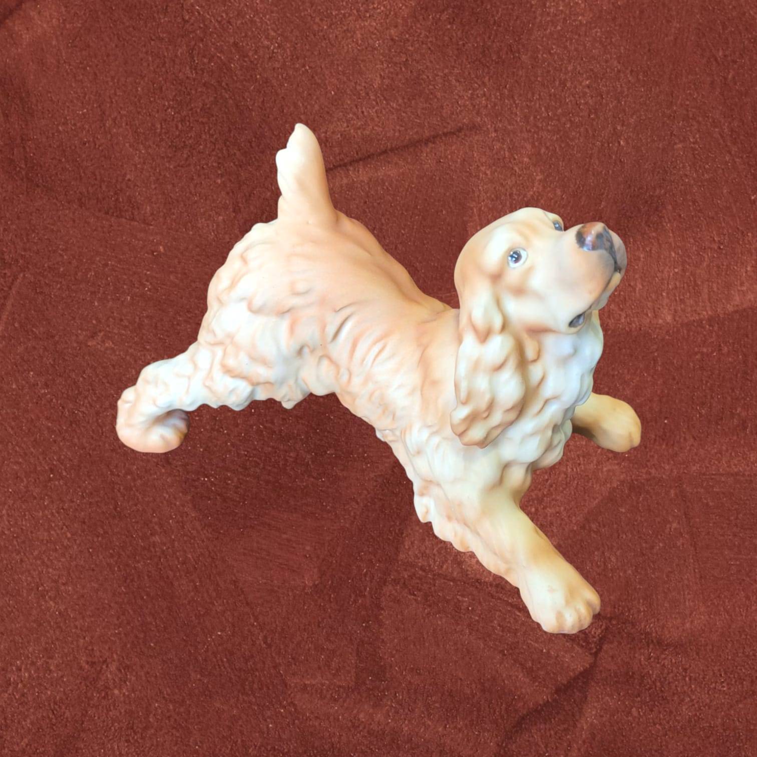 Figura Cocker Spaniel biscuit firmada por C. Martinus - Cositas Antiguas – La Guadaña, Anticuarios Online en Jerez , vender antigüedades, muebles antiguos