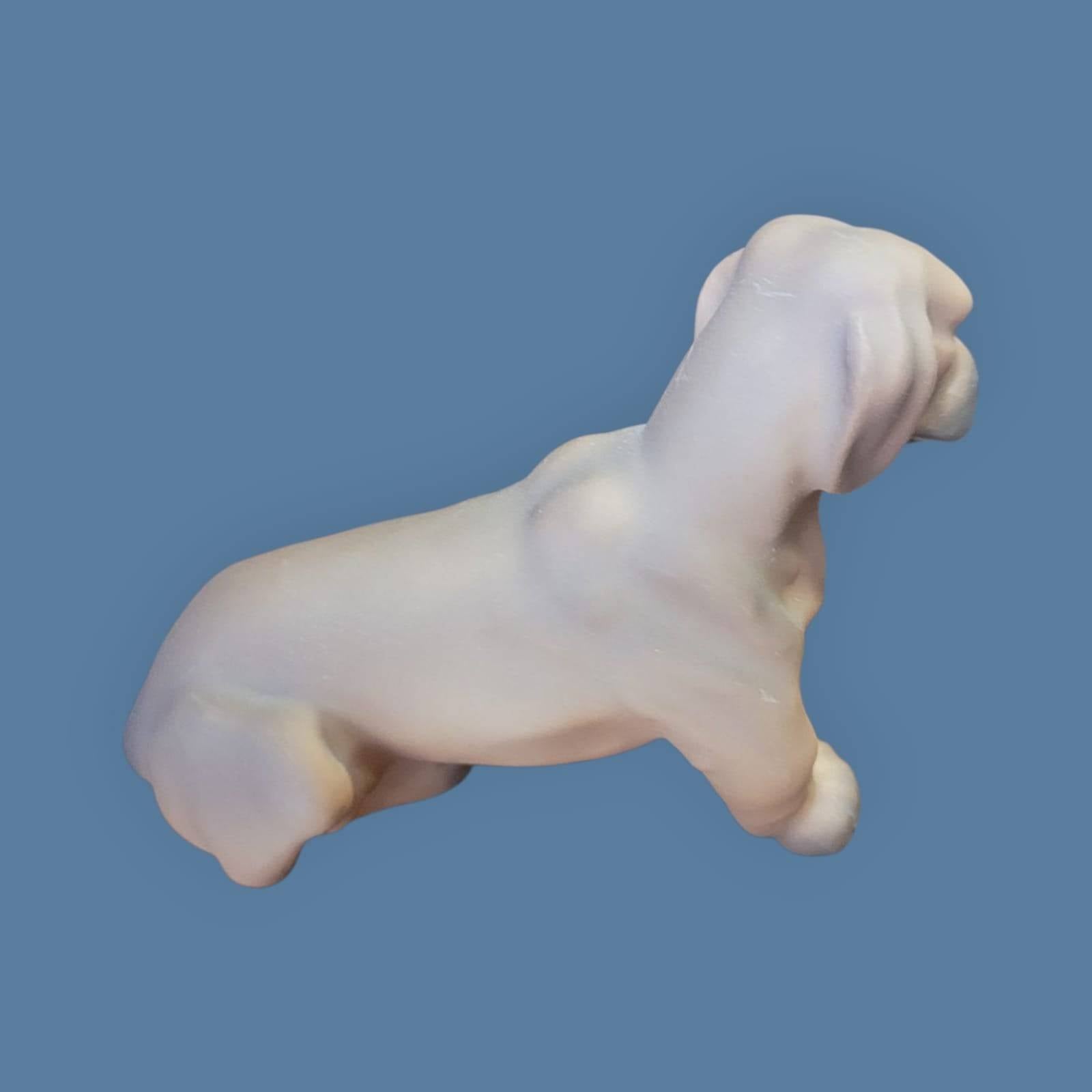Perro salchicha biscuit trébol porcelana alemana años 50 - Cositas Antiguas – La Guadaña, Anticuarios Online en Jerez , vender antigüedades, muebles antiguos