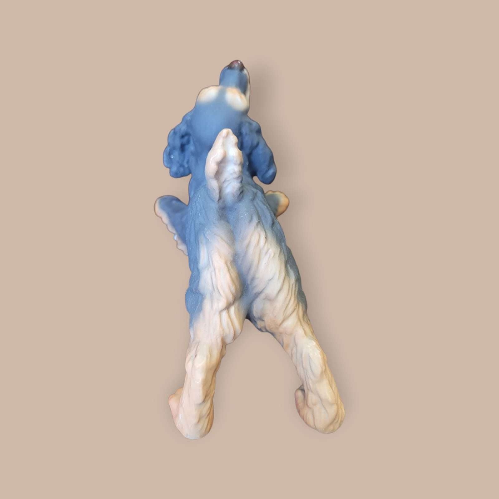 Figura Cocker Spaniel azul firmada C. Martinus - Cositas Antiguas – La Guadaña, Anticuarios Online en Jerez , vender antigüedades, muebles antiguos