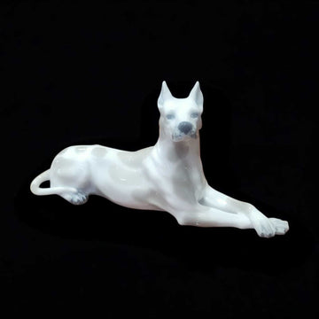 Perro de porcelana Leonardo PEYRO, elegancia en cerámica - Cositas Antiguas – La Guadaña, Anticuarios Online en Jerez , vender antigüedades, muebles antiguos
