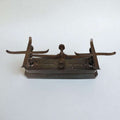 Balanza de hierro con platos metálicos vintage exclusiva - Cositas Antiguas – La Guadaña, Anticuarios Online en Jerez , vender antigüedades, muebles antiguos