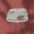 Pareja de bandejitas de porcelana Victoria – Elegancia - Cositas Antiguas – La Guadaña, Anticuarios Online en Jerez , vender antigüedades, muebles antiguos