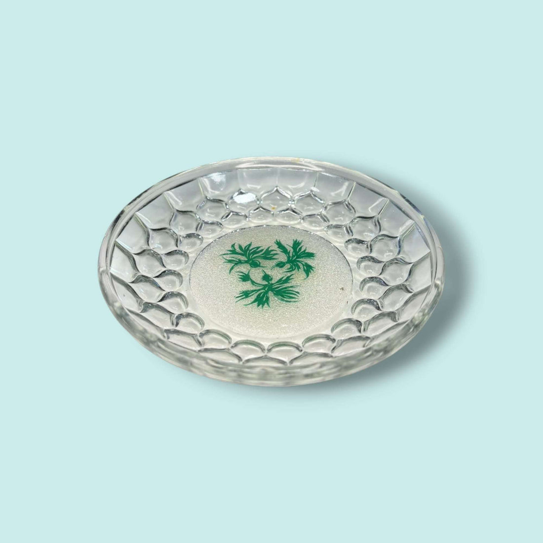 Juego de platos de cristal para canapés elegante y único - Cositas Antiguas – La Guadaña, Anticuarios Online en Jerez , vender antigüedades, muebles antiguos
