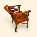 Silla de escritorio giratoria inglesa de roble - Cositas Antiguas – La Guadaña, Anticuarios Online en Jerez , vender antigüedades, muebles antiguos