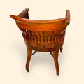 Silla de escritorio giratoria inglesa de roble - Cositas Antiguas – La Guadaña, Anticuarios Online en Jerez , vender antigüedades, muebles antiguos