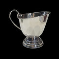 Salsera de metal plateado con diseño clásico y elegante - Cositas Antiguas – La Guadaña, Anticuarios Online en Jerez , vender antigüedades, muebles antiguos