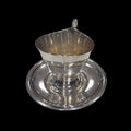 Salsera de metal plateado con diseño clásico y elegante - Cositas Antiguas – La Guadaña, Anticuarios Online en Jerez , vender antigüedades, muebles antiguos
