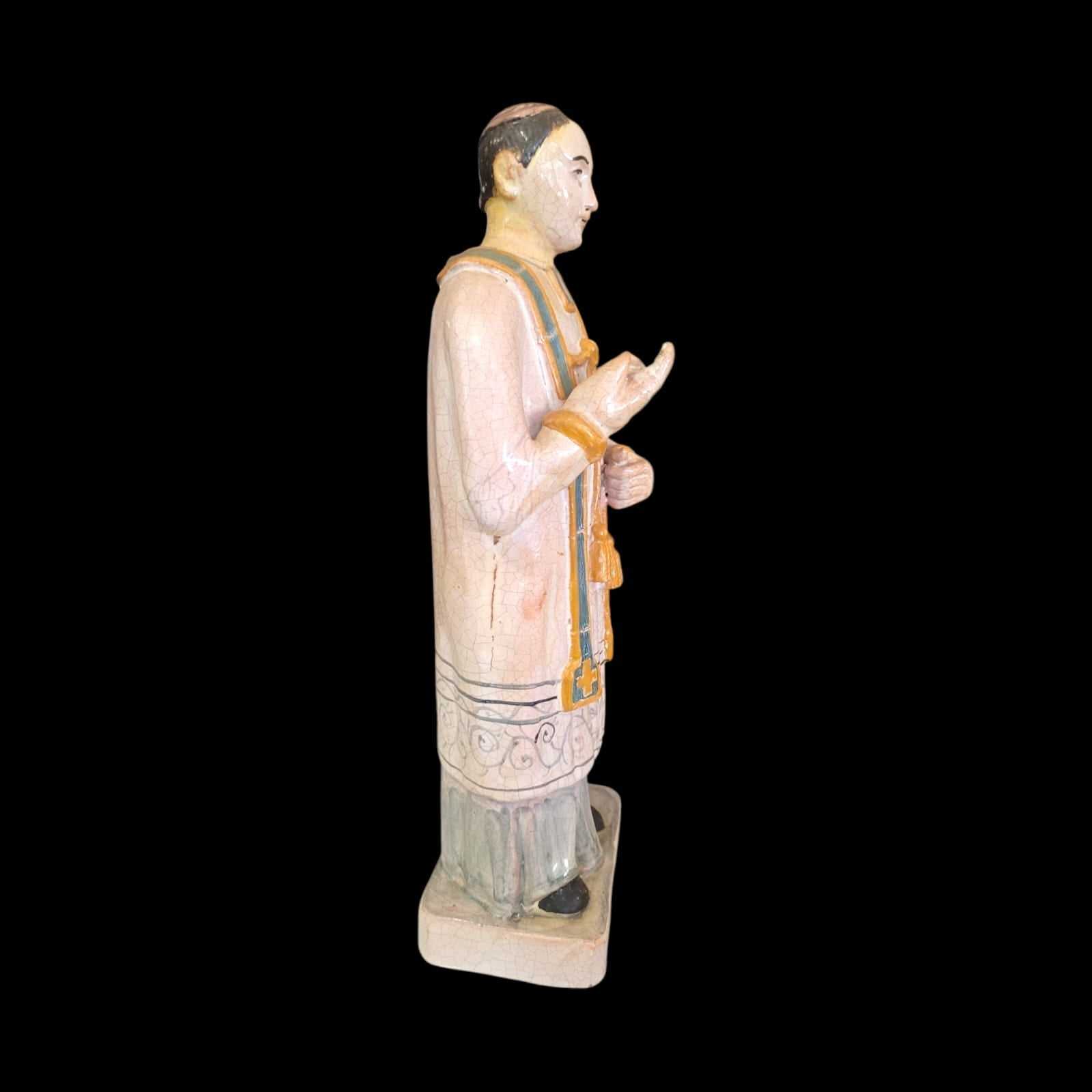 Figura de San Mathurin en terracota: arte y devoción - Cositas Antiguas – La Guadaña, Anticuarios Online en Jerez , vender antigüedades, muebles antiguos