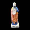 Figura antigua de terracota de San Mathieu pintada a mano - Cositas Antiguas – La Guadaña, Anticuarios Online en Jerez , vender antigüedades, muebles antiguos