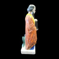 Figura antigua de terracota de San Mathieu pintada a mano - Cositas Antiguas – La Guadaña, Anticuarios Online en Jerez , vender antigüedades, muebles antiguos