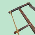 Sierra de arco manual antigua de madera | Herramienta - Cositas Antiguas – La Guadaña, Anticuarios Online en Jerez , vender antigüedades, muebles antiguos