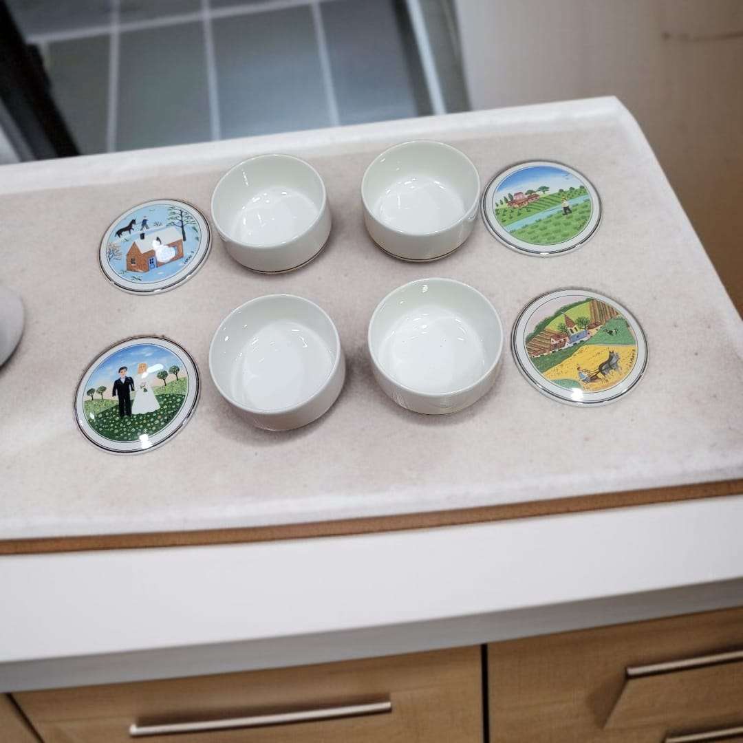 Juego de cajitas de porcelana Design Naïf único - Cositas Antiguas – La Guadaña, Anticuarios Online en Jerez , vender antigüedades, muebles antiguos