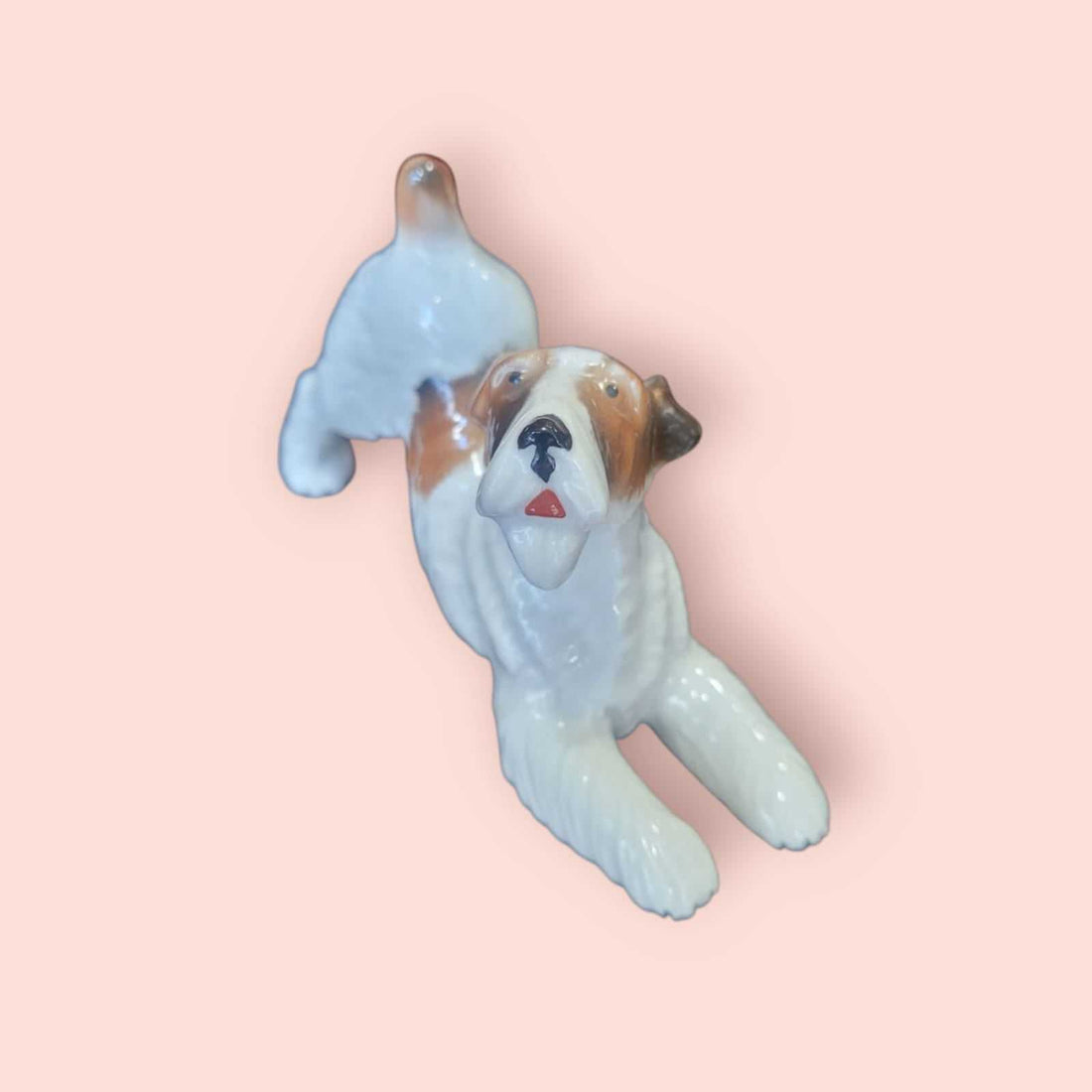 Figura de perro FOX TERRIER – Porcelana Alemana años 50 - Cositas Antiguas – La Guadaña, Anticuarios Online en Jerez , vender antigüedades, muebles antiguos