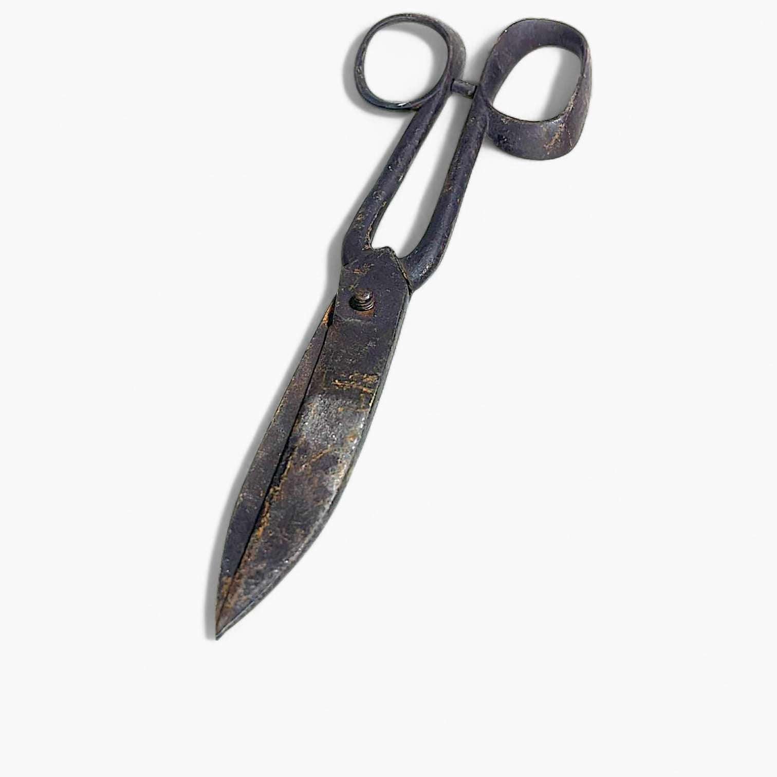 Tijeras antiguas de sastre de acero forjado - Cositas Antiguas – La Guadaña, Anticuarios Online en Jerez , vender antigüedades, muebles antiguos