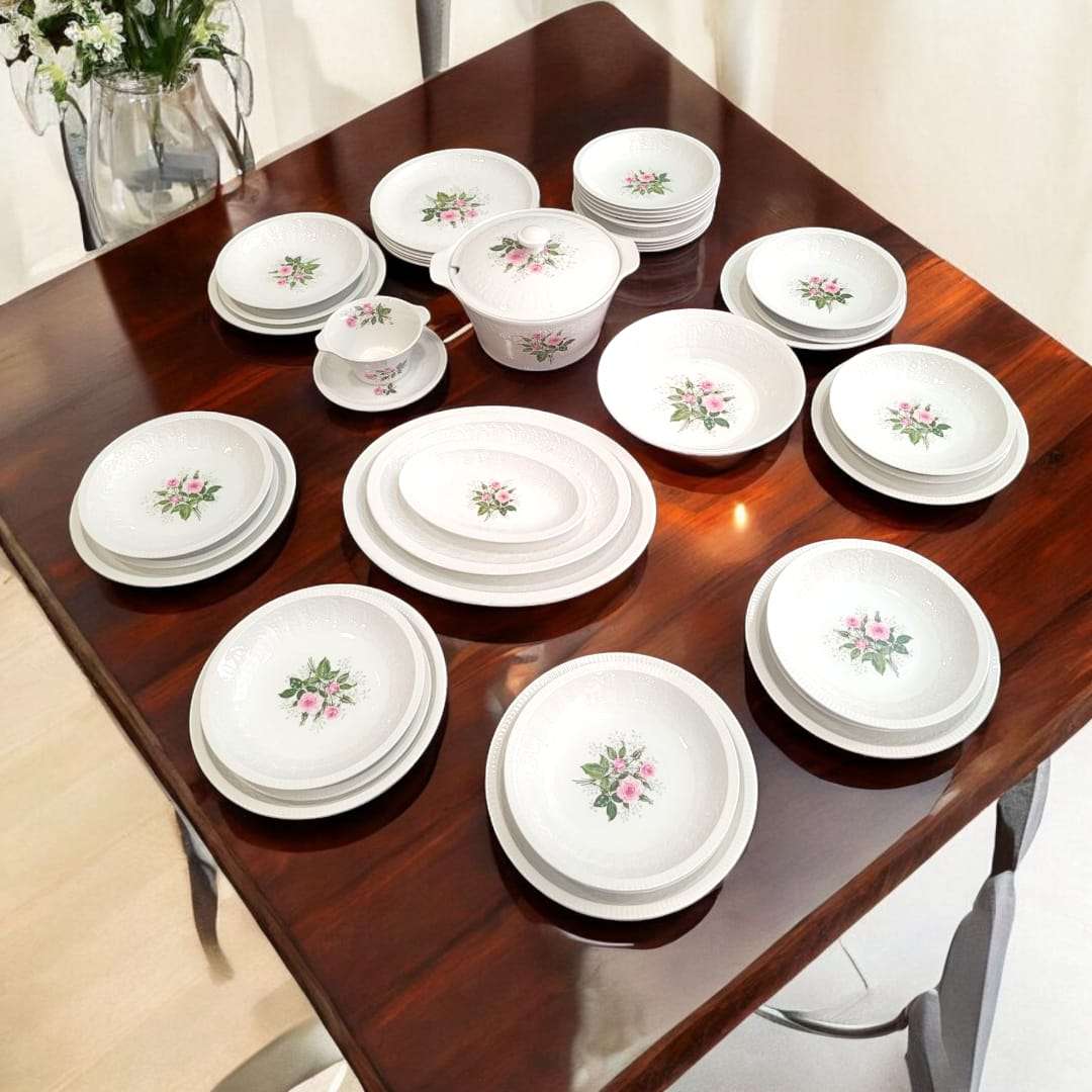 Vajilla Pontesa para 12 comensales - Completa y elegante - Cositas Antiguas – La Guadaña, Anticuarios Online en Jerez , vender antigüedades, muebles antiguos