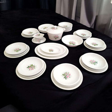 Vajilla Pontesa para 12 comensales - Completa y elegante - Cositas Antiguas – La Guadaña, Anticuarios Online en Jerez , vender antigüedades, muebles antiguos