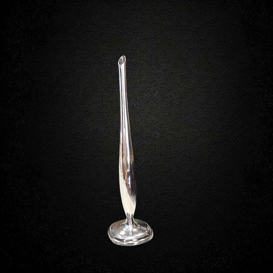 Violeteros de metal plateado únicos para decoración elegante - Cositas Antiguas – La Guadaña, Anticuarios Online en Jerez , vender antigüedades, muebles antiguos