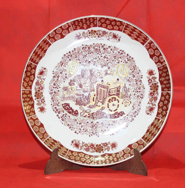 Plato y jarrón | Conjunto de porcelana, elegancia y estilo - Cositas Antiguas – La Guadaña, Anticuarios Online en Jerez , vender antigüedades, muebles antiguos