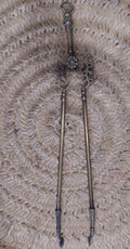 Pinza de chimenea en bronce | Decoración antigua y elegante. - Cositas Antiguas – La Guadaña, Anticuarios Online en Jerez , vender antigüedades, muebles antiguos