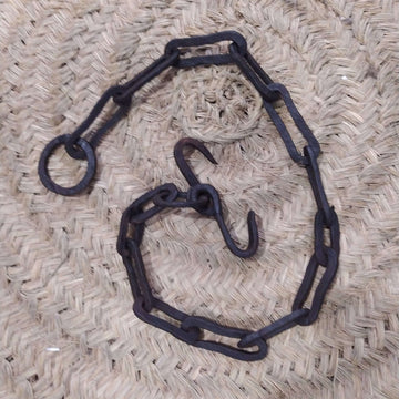 Cadena de hierro para calderos al fuego - Cositas Antiguas – La Guadaña, Anticuarios Online en Jerez , vender antigüedades, muebles antiguos
