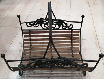 Revistero de forja, calidad excepcional en cada detalle - Cositas Antiguas – La Guadaña, Anticuarios Online en Jerez , vender antigüedades, muebles antiguos