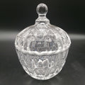 Tarro de Cristal Tallado con Tapa - Elegancia y Funcionalidad - Cositas Antiguas – La Guadaña, Anticuarios Online en Jerez , vender antigüedades, muebles antiguos