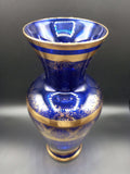 Jarrón de cristal azul cobalto y oro de lujo - Cositas Antiguas – La Guadaña, Anticuarios Online en Jerez , vender antigüedades, muebles antiguos