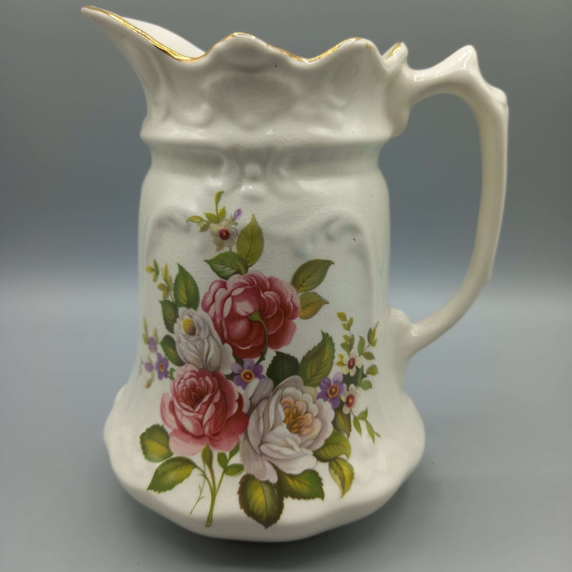 Jarra de porcelana inglesa – Antigüedad y calidad destacada - Cositas Antiguas – La Guadaña, Anticuarios Online en Jerez , vender antigüedades, muebles antiguos