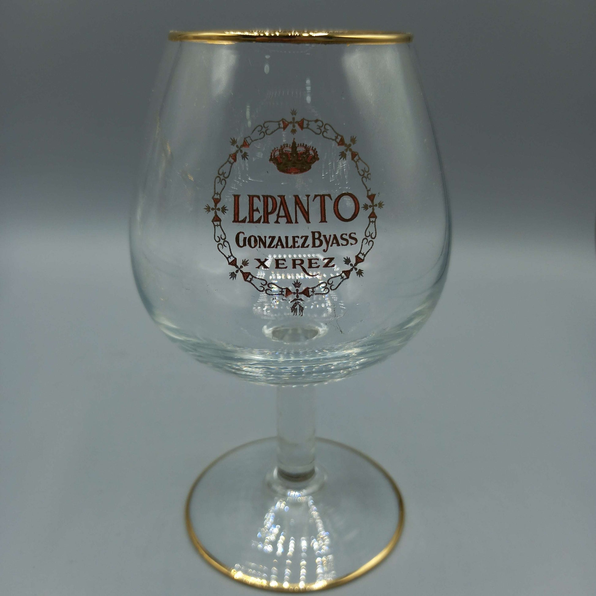 Copas Lepanto de González Byass - Elegancia y Tradición en Cristalería - Cositas Antiguas – La Guadaña, Anticuarios Online en Jerez , vender antigüedades, muebles antiguos