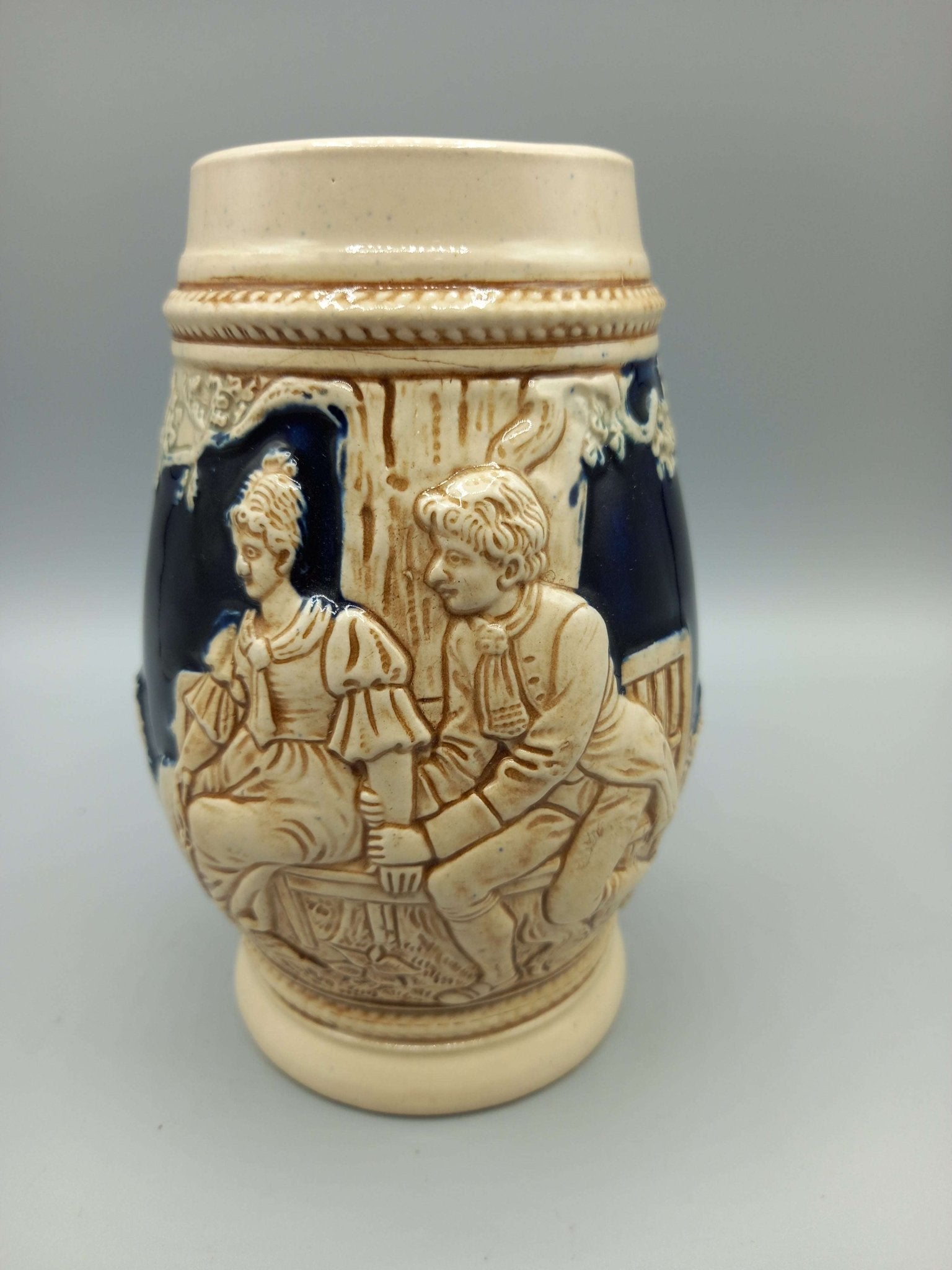 Jarra de cerveza alemana de cerámica – Excelente calidad - Cositas Antiguas – La Guadaña, Anticuarios Online en Jerez , vender antigüedades, muebles antiguos