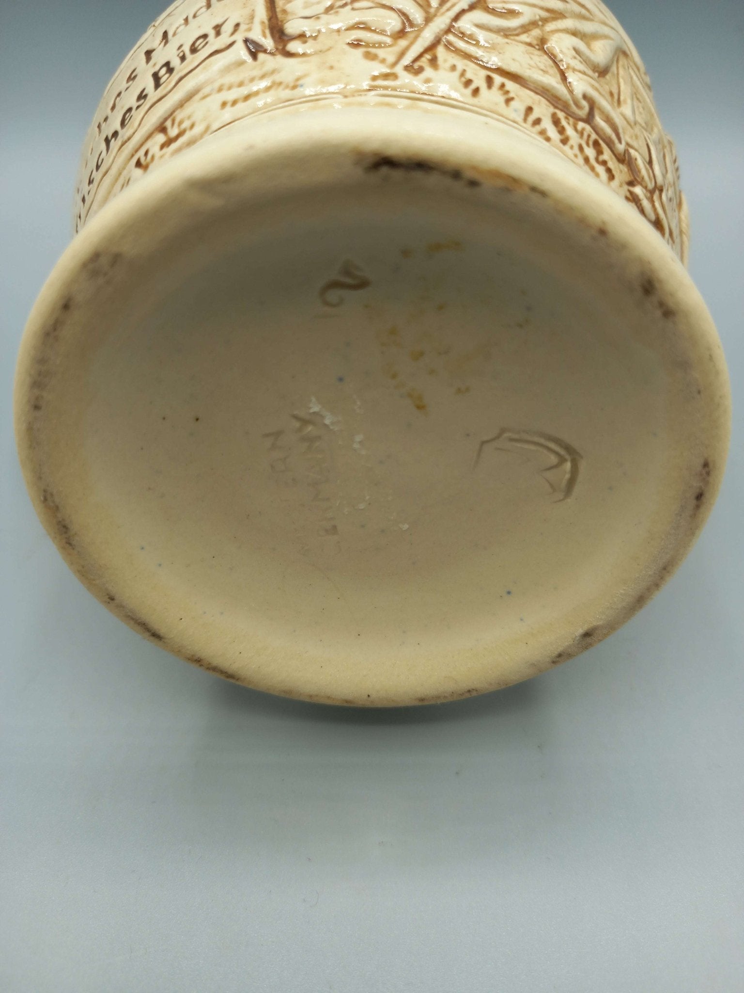 Jarra de cerveza alemana de cerámica – Excelente calidad - Cositas Antiguas – La Guadaña, Anticuarios Online en Jerez , vender antigüedades, muebles antiguos