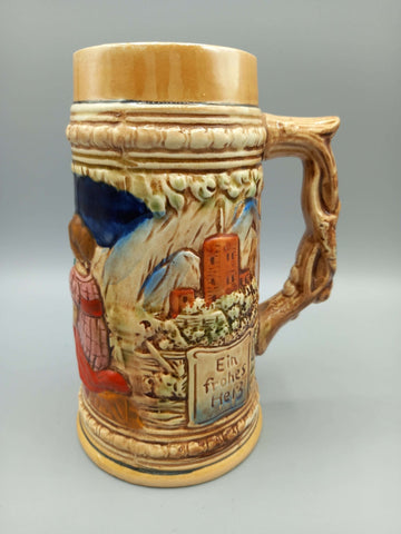 Jarra de cerveza alemana de cerámica – Calidades excepcionales - Cositas Antiguas – La Guadaña, Anticuarios Online en Jerez , vender antigüedades, muebles antiguos