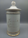 Tarro-Albarelo de Farmacia Antiguo en Porcelana con Decoración Floral - Cositas Antiguas – La Guadaña, Anticuarios Online en Jerez , vender antigüedades, muebles antiguos