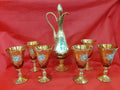 Botella de licor Murano con 6 copas | Exquisitas - Cositas Antiguas – La Guadaña, Anticuarios Online en Jerez , vender antigüedades, muebles antiguos