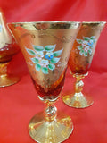 Botella de licor Murano con 6 copas | Exquisitas - Cositas Antiguas – La Guadaña, Anticuarios Online en Jerez , vender antigüedades, muebles antiguos