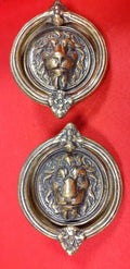 Aldabas antiguas en forma de argolla y cabeza de león - Cositas Antiguas – La Guadaña, Anticuarios Online en Jerez , vender antigüedades, muebles antiguos