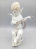 Figura Lladró Ángel con laúd | Fulgencio García 1987 - Cositas Antiguas – La Guadaña, Anticuarios Online en Jerez , vender antigüedades, muebles antiguos