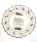 Pareja de platos portugueses Mosteiro de Batalha, calidad - Cositas Antiguas – La Guadaña, Anticuarios Online en Jerez , vender antigüedades, muebles antiguos