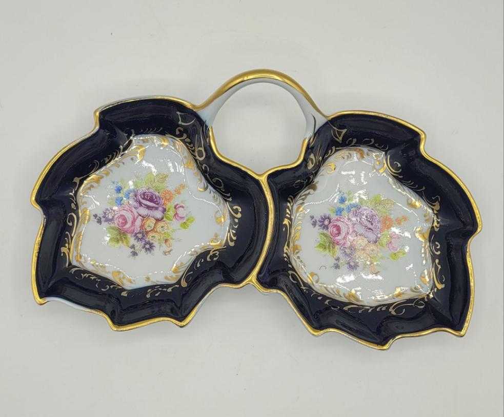 Exquisita Entremesera de Porcelana Limoges Hecha a Mano - Cositas Antiguas – La Guadaña, Anticuarios Online en Jerez , vender antigüedades, muebles antiguos