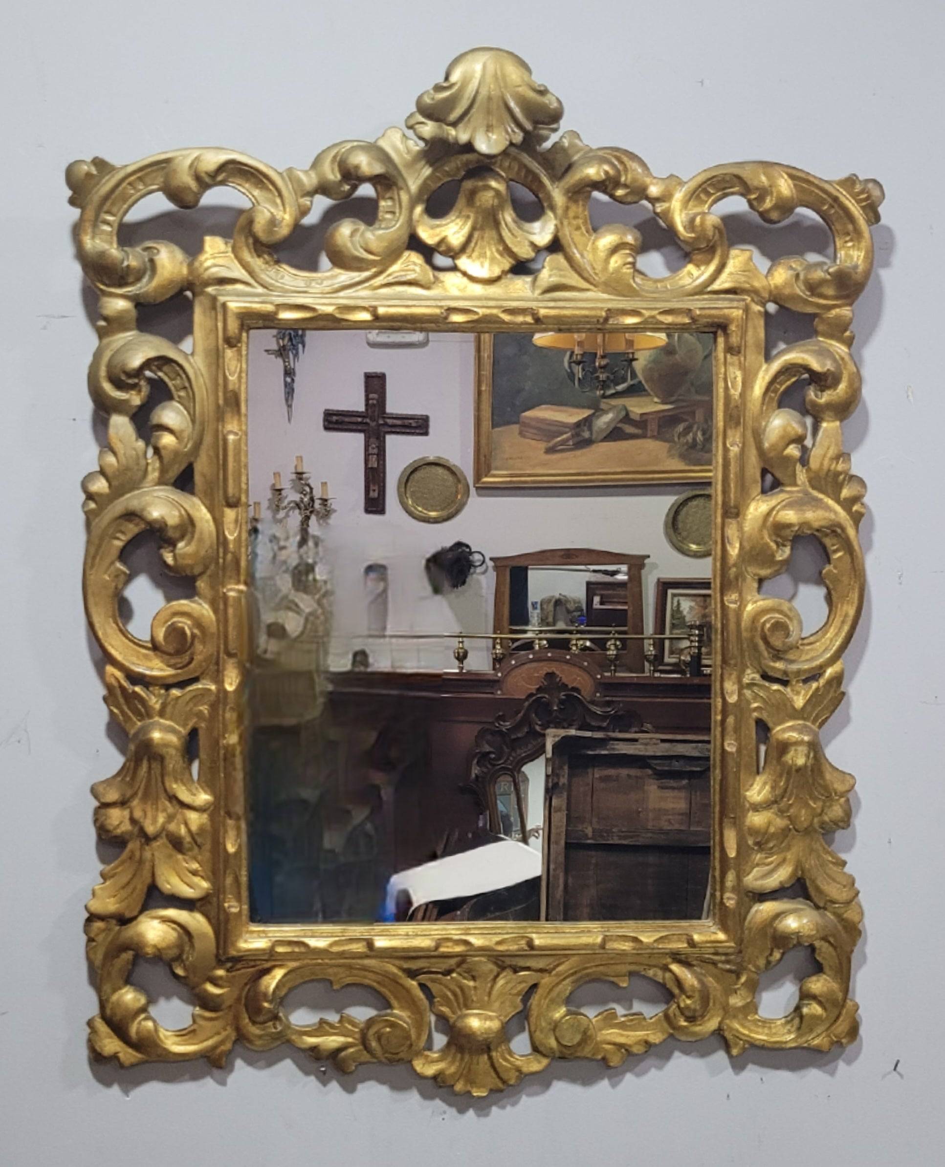 Espejo dorado Isabelino | Elegancia atemporal S. XIX - Cositas Antiguas – La Guadaña, Anticuarios Online en Jerez , vender antigüedades, muebles antiguos