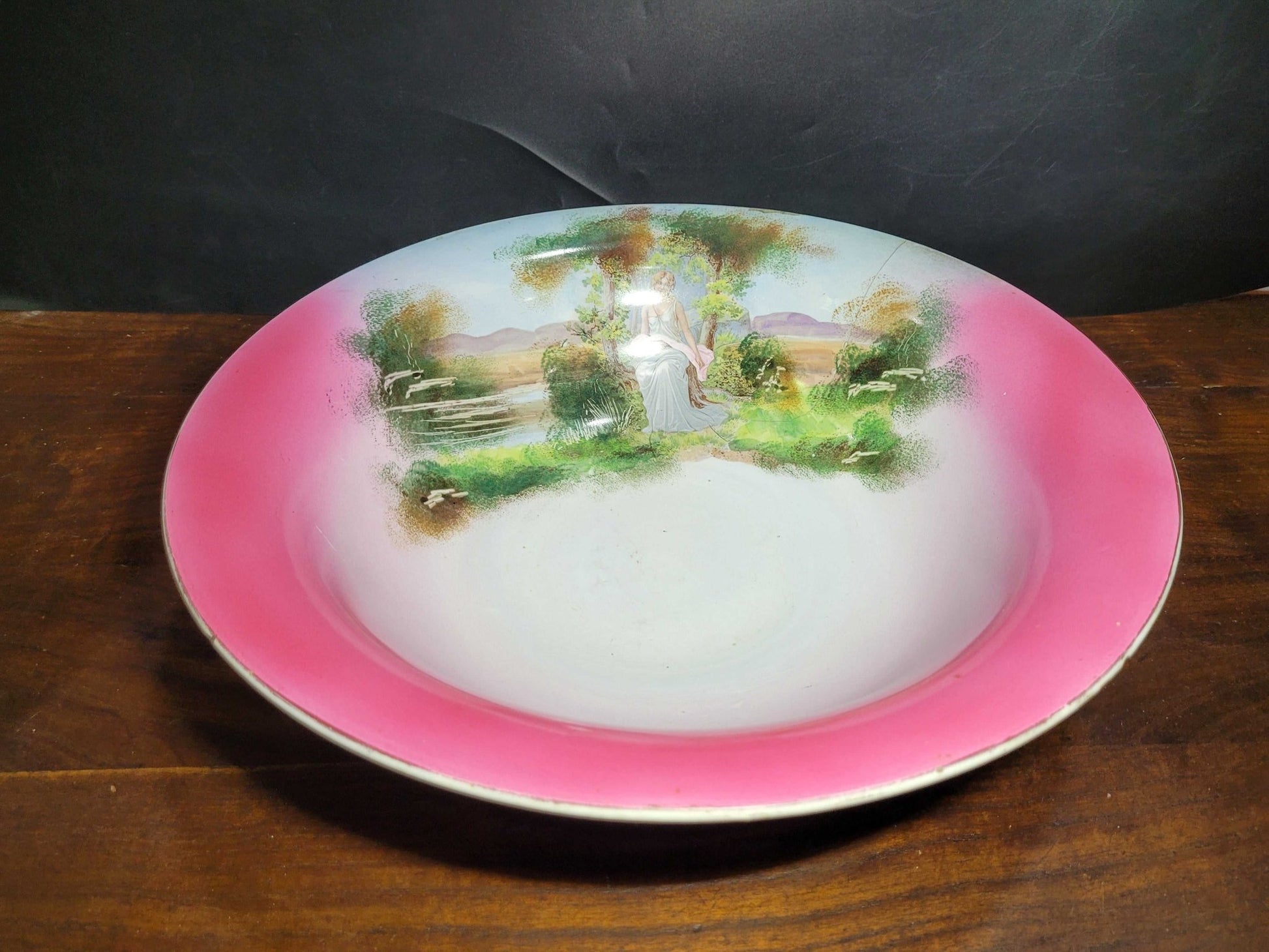 Aguamanil, Jarra y Palangana de Porcelana de Sevilla Siglo XIX - Cositas Antiguas – La Guadaña, Anticuarios Online en Jerez , vender antigüedades, muebles antiguos