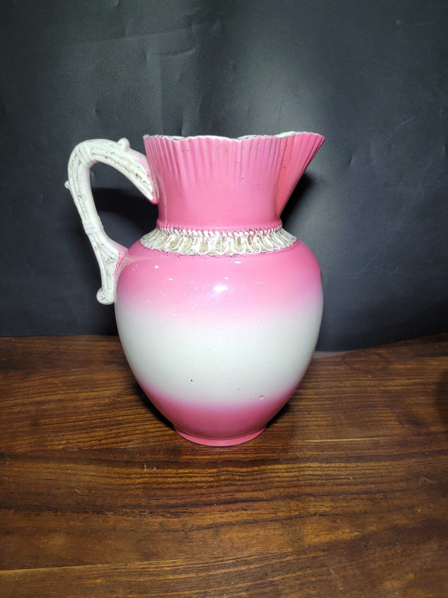 Aguamanil, Jarra y Palangana de Porcelana de Sevilla Siglo XIX - Cositas Antiguas – La Guadaña, Anticuarios Online en Jerez , vender antigüedades, muebles antiguos