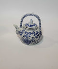 Tetera de Porcelana China Azul y Blanca Clásica