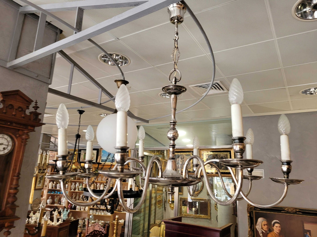 Lámpara holandesa clásica de 10 brazos, iluminación premium - Cositas Antiguas – La Guadaña, Anticuarios Online en Jerez , vender antigüedades, muebles antiguos